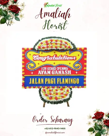 Sewa Papan Bunga Kananga